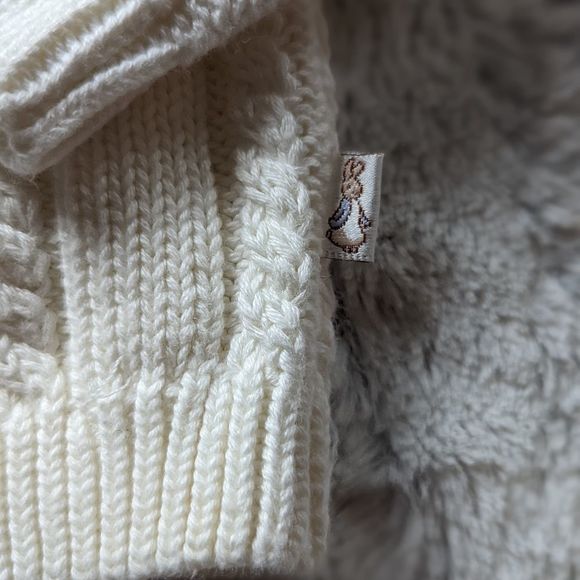 Babies 6-12 Months Cream Knit Beatrix Potter Knit Sweater - Picture 4 of 6